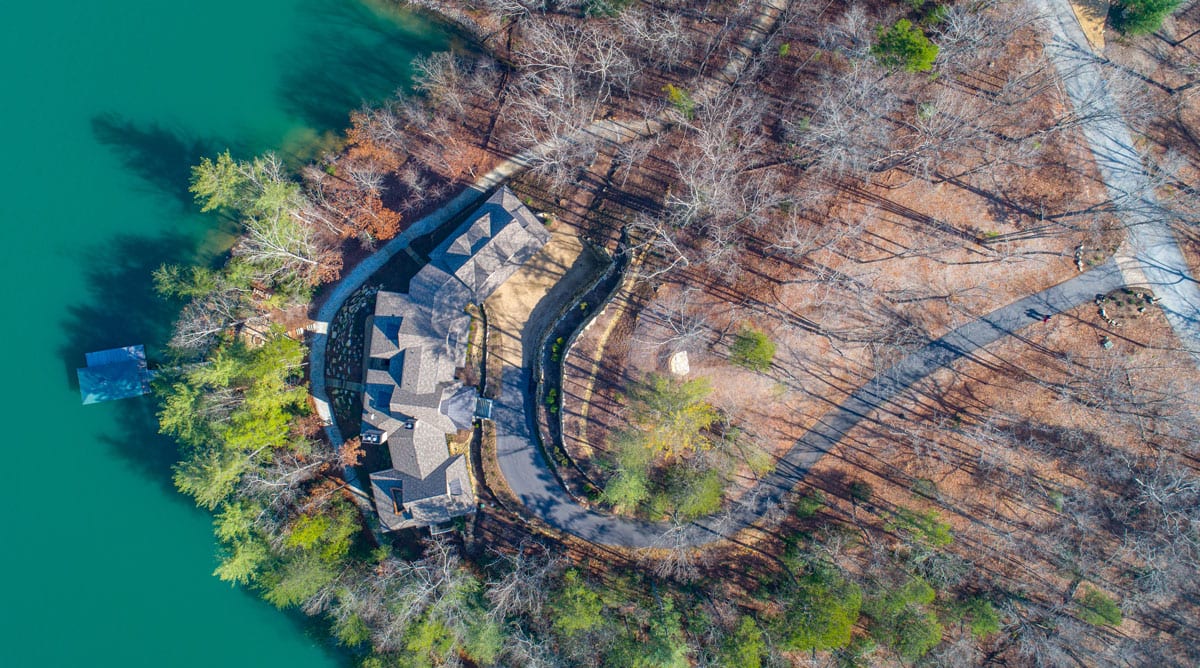 Keowee Falls Getaway Aerial