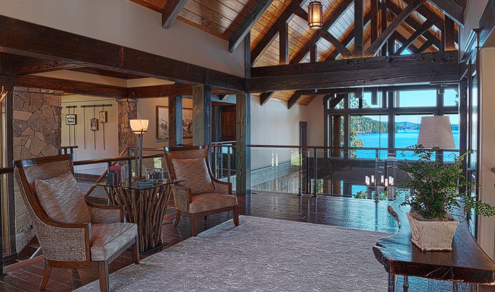 Lakeside lodge